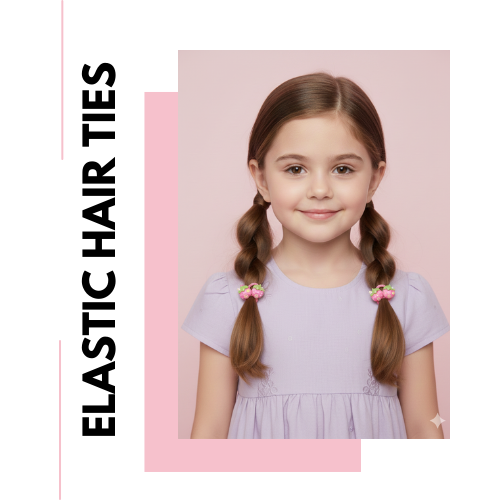 Elastic Hair Ties for Kids
