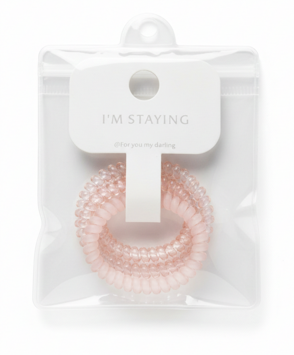 Matte Spiral Hair Ties