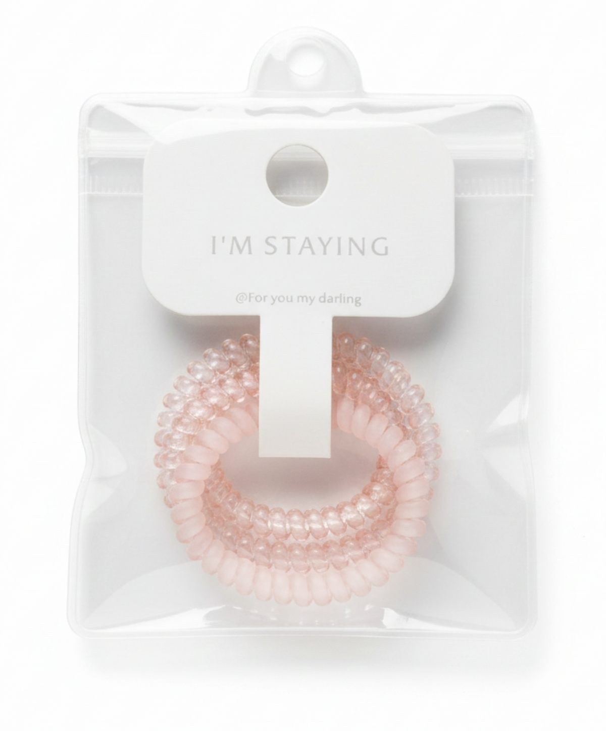 Matte Spiral Hair Ties