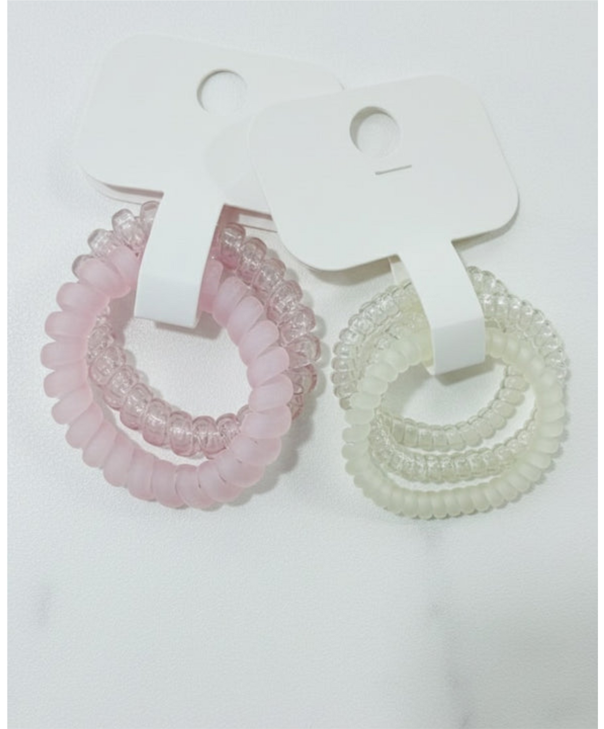 Matte Spiral Hair Ties