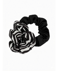 Zebra Print & Classic Black Scrunchies (pack of 2)