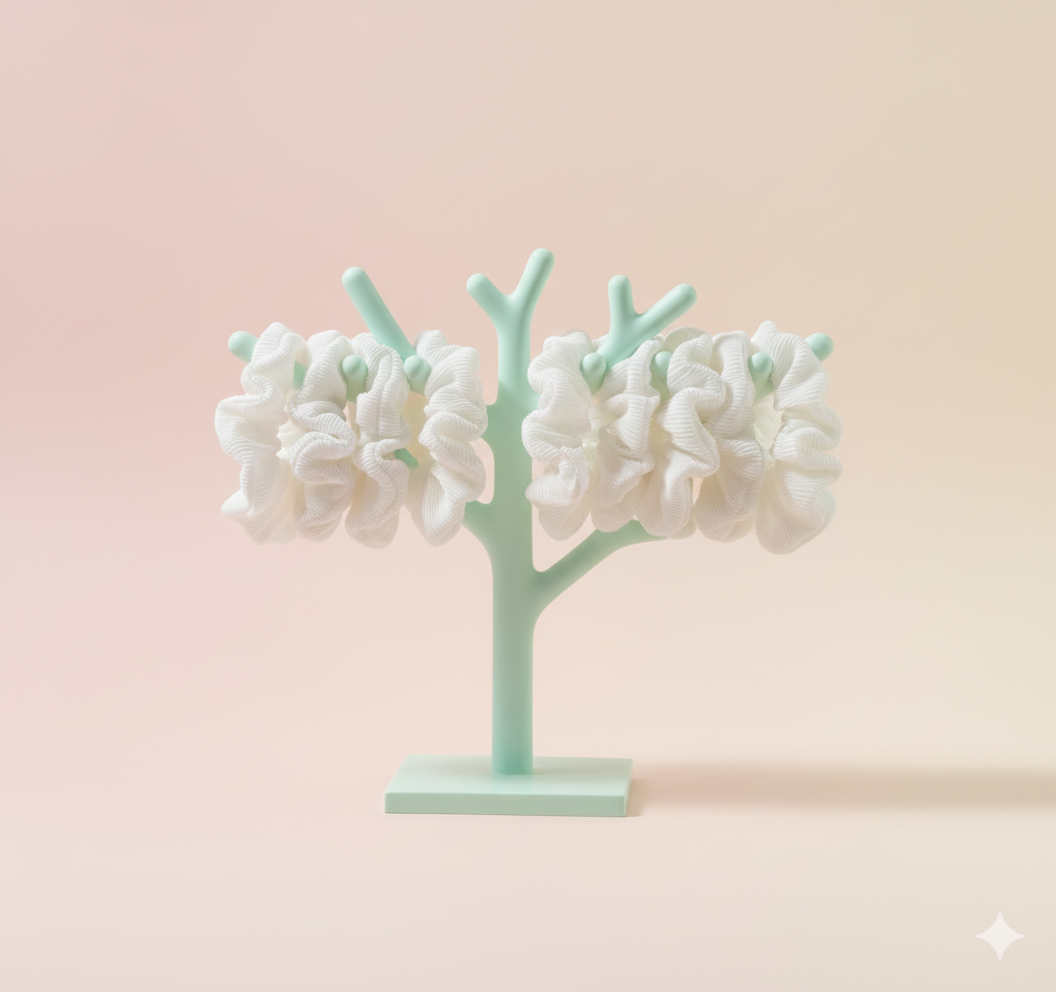 soft crinkle fabric ponies 1 piece