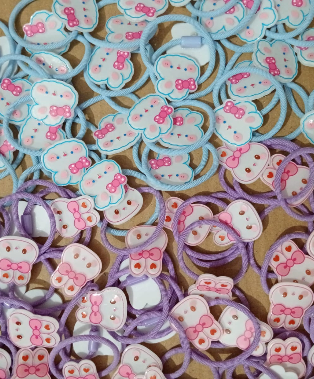 Bunny Hair Rubber Band Set